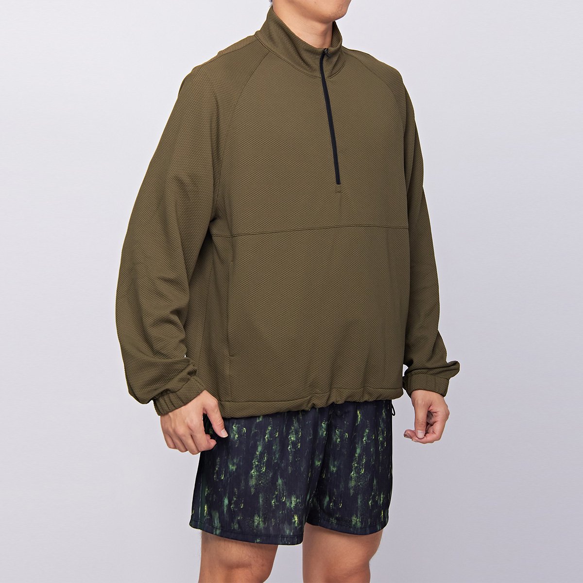 JIEJIN Men'S Clothing Sport Golf Quick Dry Essential Front Zipper Pull Over Men'S Cropped Hoodies & Sweatshirts