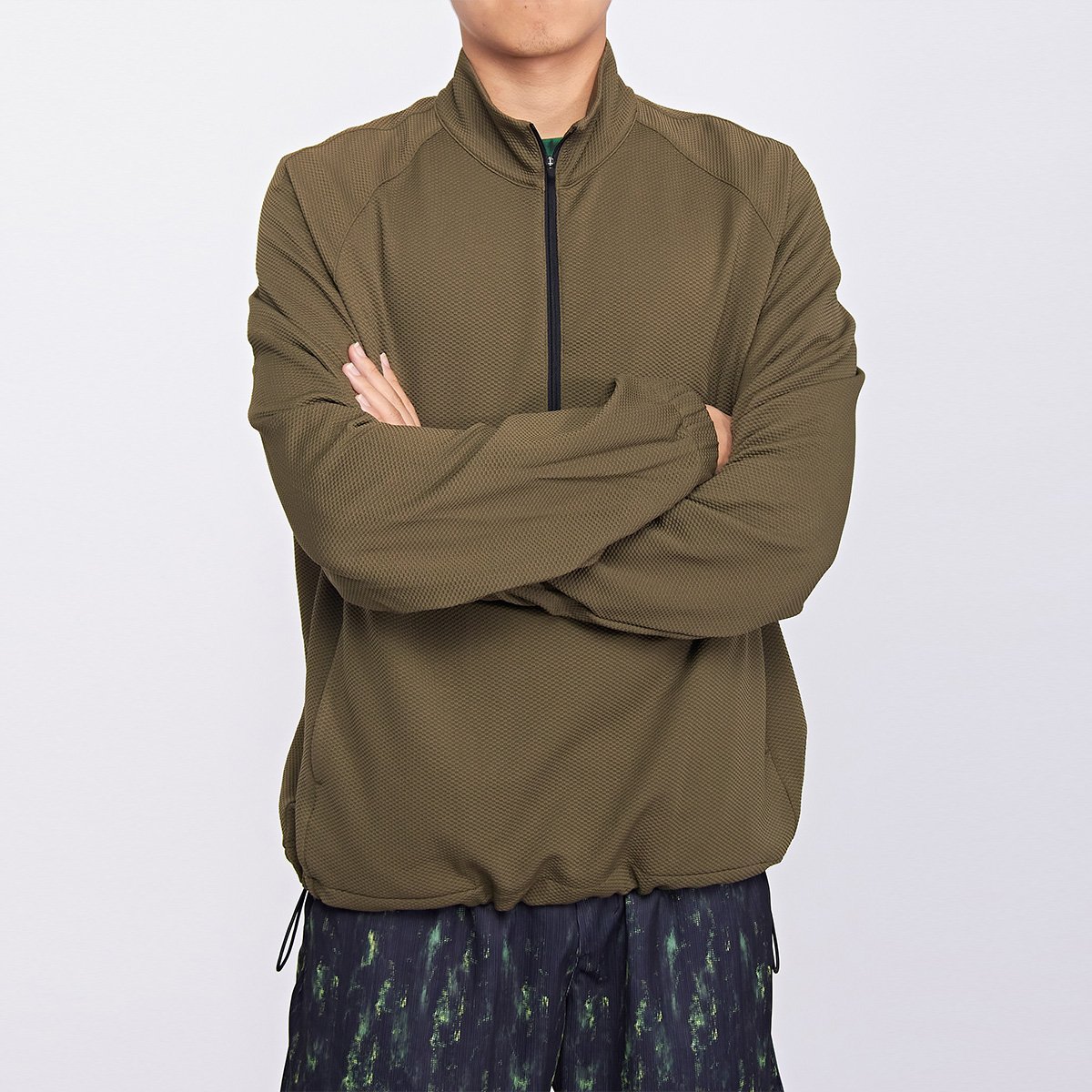 JIEJIN Men'S Clothing Sport Golf Quick Dry Essential Front Zipper Pull Over Men'S Cropped Hoodies & Sweatshirts
