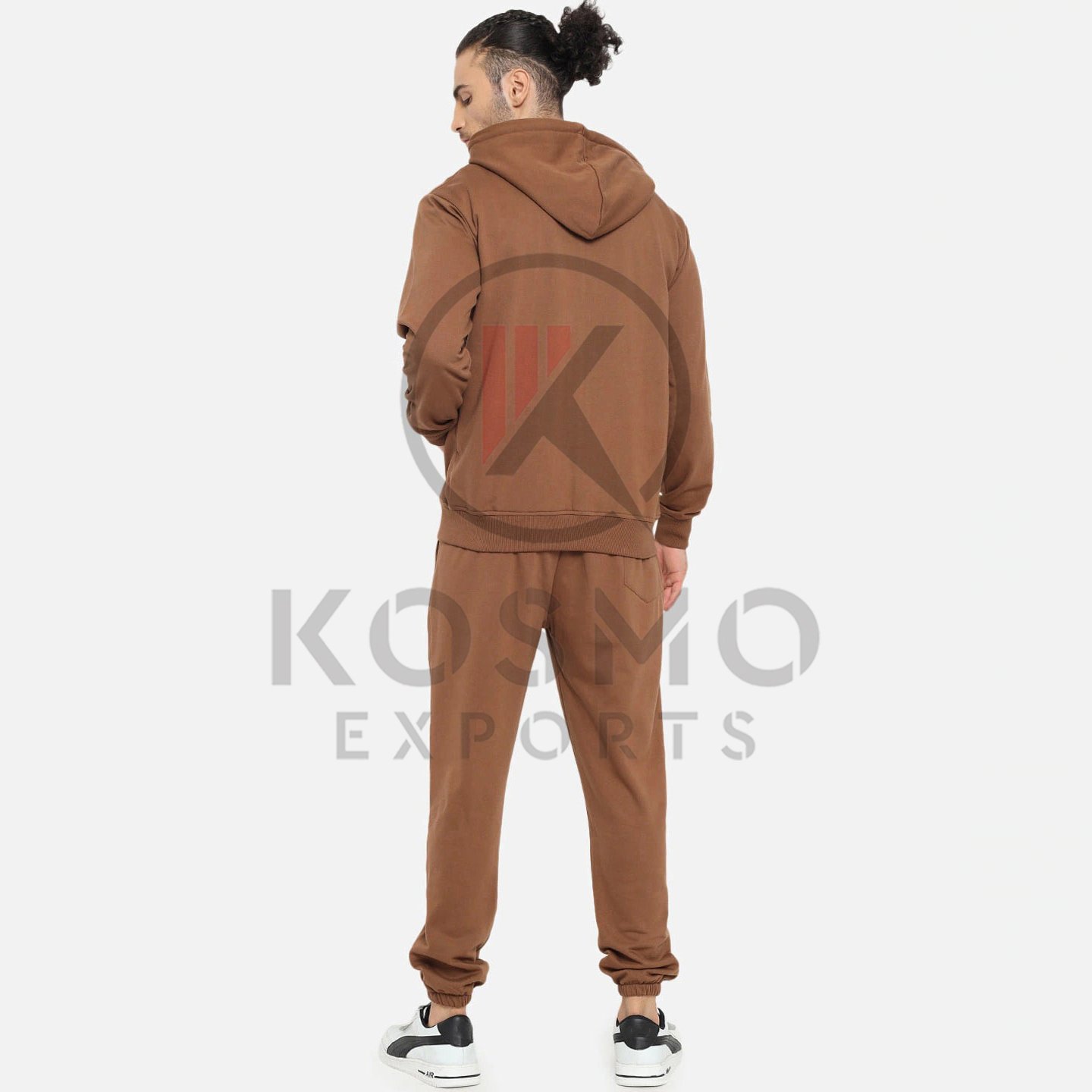 Custom Logo Mens Tracksuit Wholesale Zip Up Sportswear Hoodies Jogging Suits 2 Piece Tracksuits Set