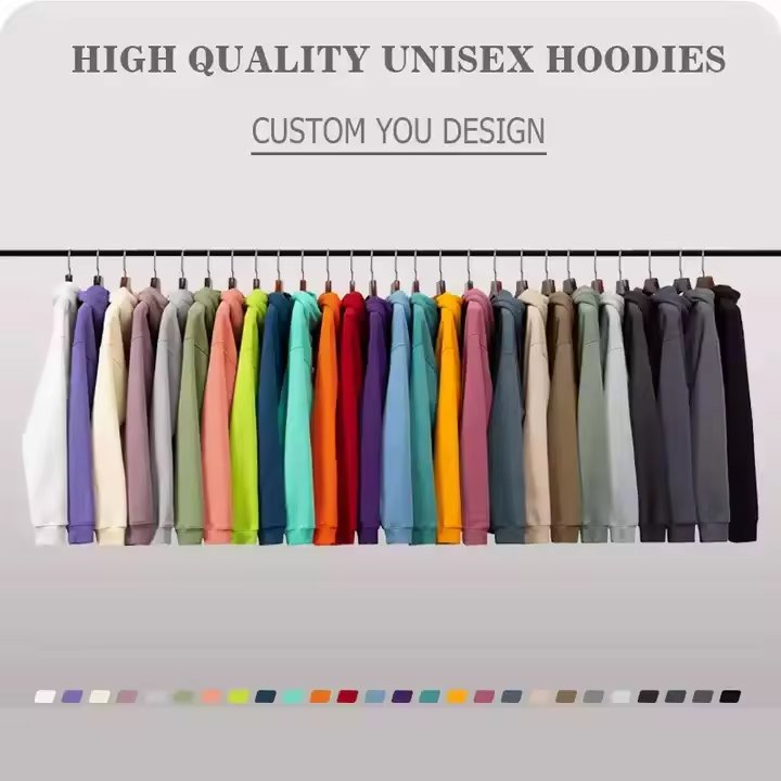 High Quality Custom Logo hooded pullover sweatshirt premium heavy fleece oversized hoodie men's hoodies