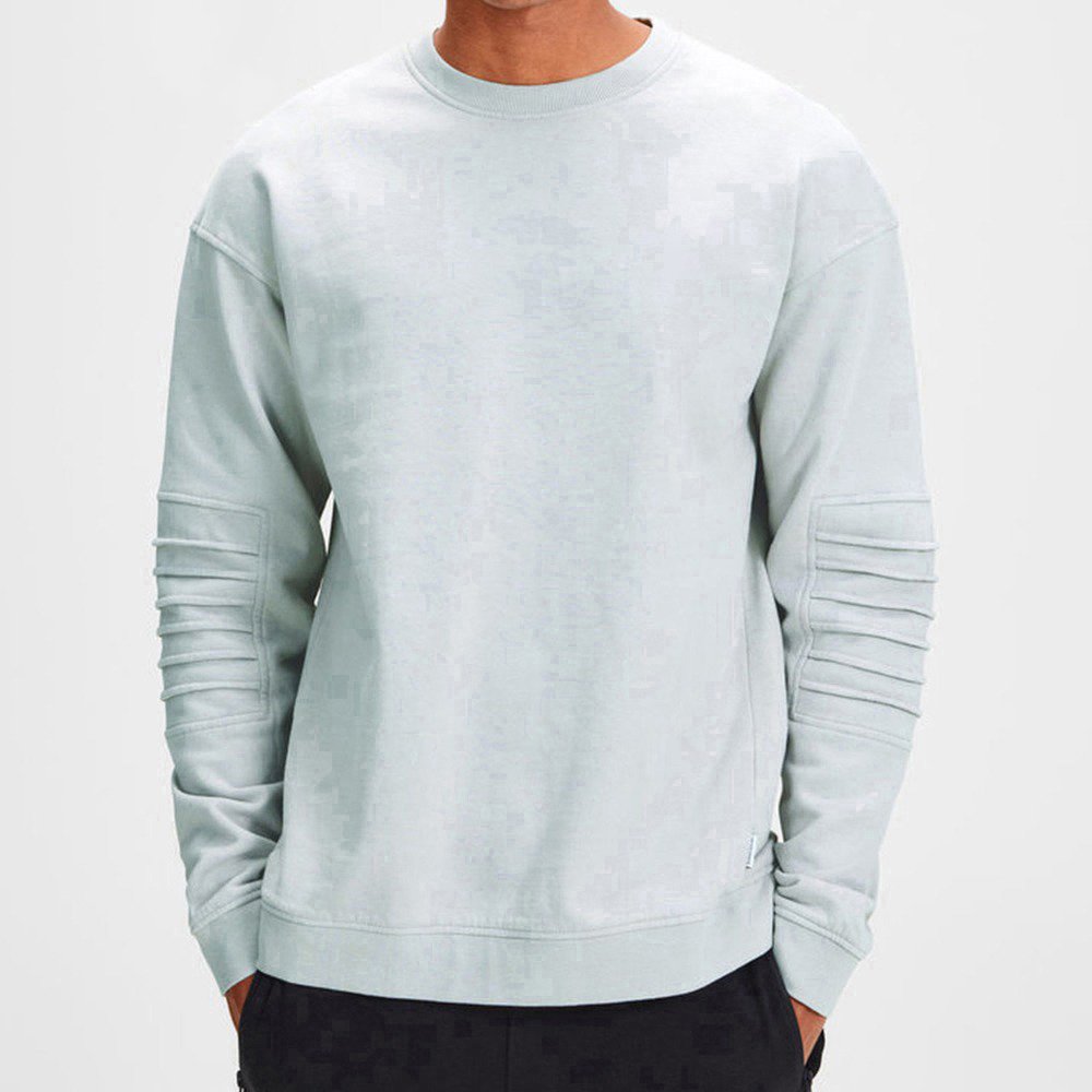 Custom design Male Sweat Shirt With Crew Neck 2021 Hot Design OEM Custom Made Men Cotton Plain Sweatshirt With Long Sleeve