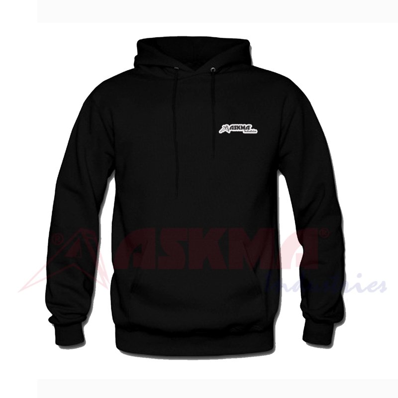 Men Hoodie pullover with custom print embroidery on front and back oversized