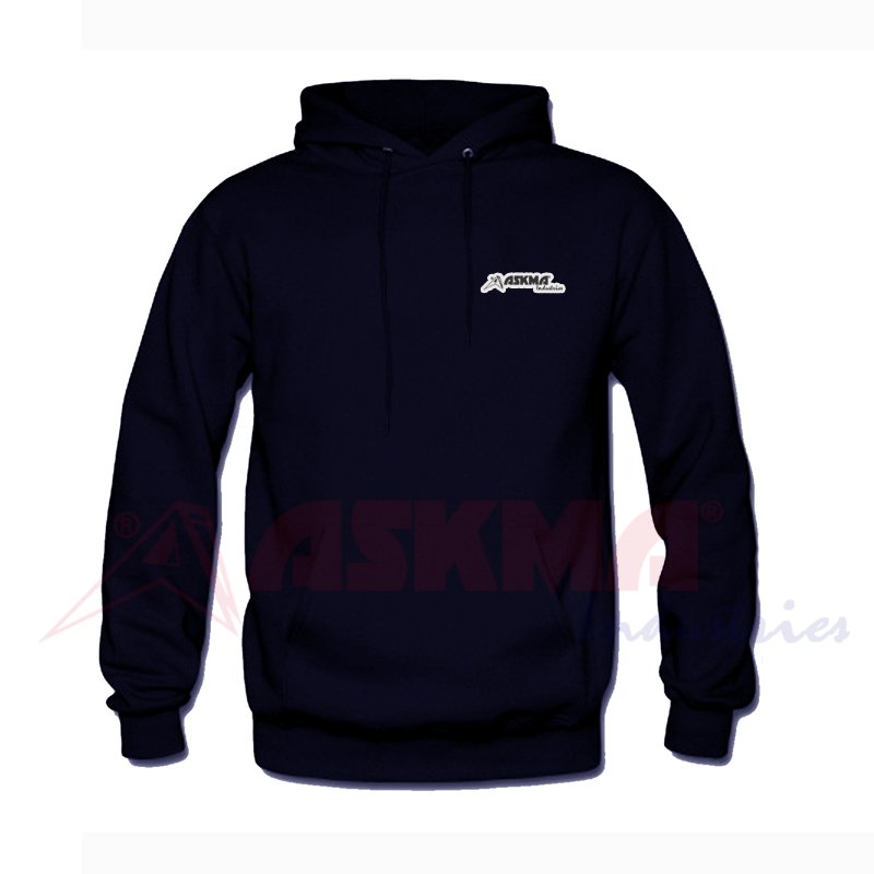 Men Hoodie pullover with custom print embroidery on front and back oversized