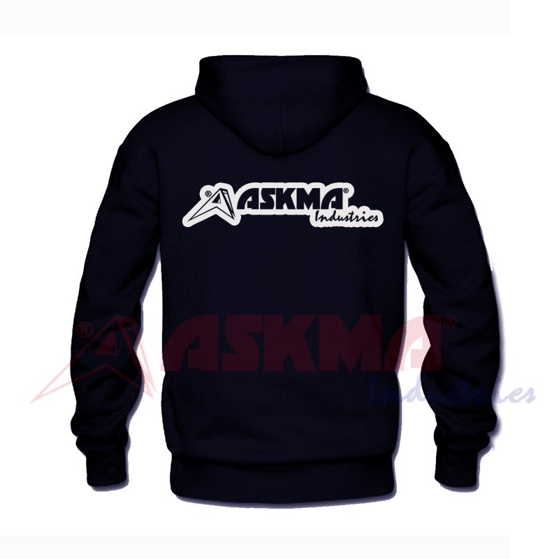 Men Hoodie pullover with custom print embroidery on front and back oversized