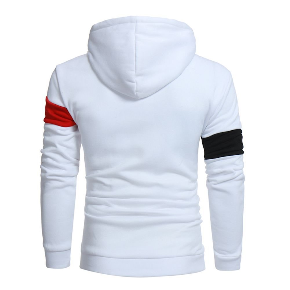 New Autumn And Winter Men's Casual Stitching Sweatshirts Long Sleeved Sweater Fashion Men's Pullover Hoodies