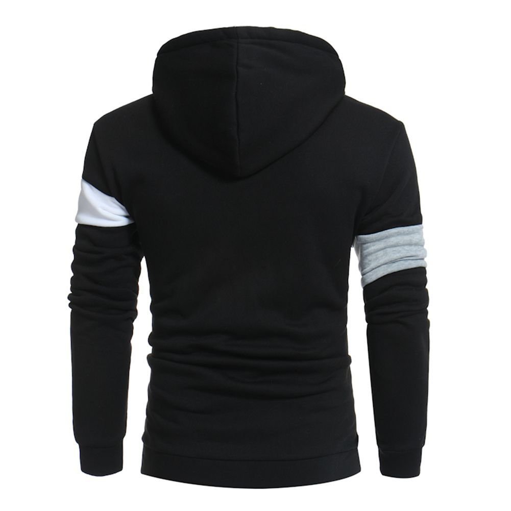 New Autumn And Winter Men's Casual Stitching Sweatshirts Long Sleeved Sweater Fashion Men's Pullover Hoodies