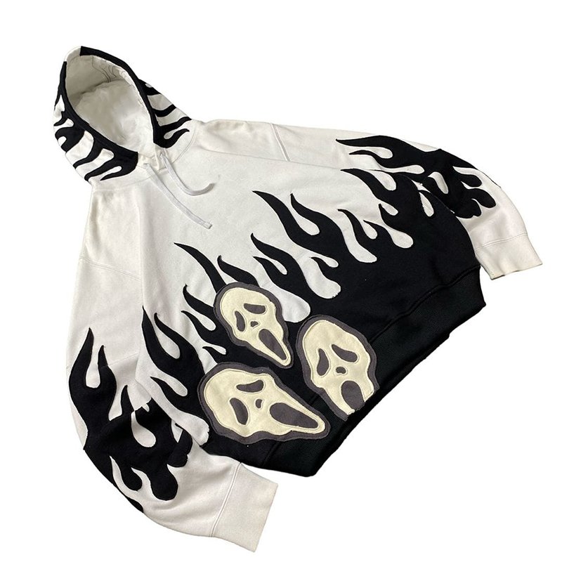 420gsm Top quality Heavyweight Puff Print spider hoodies Men's tracksuits 100% Cotton Sweatshirt custom streetwear spider hoodie