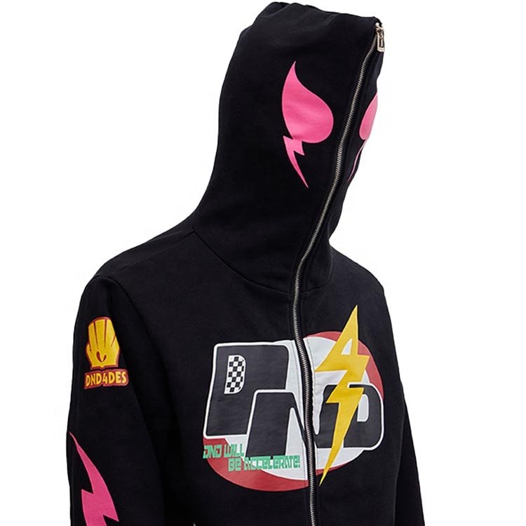 Finch Garment Custom Streetwear Racing Hoodie Set Blank Oversized Full Zip Up Men's Flare Sweat Pants Men With Hoodies