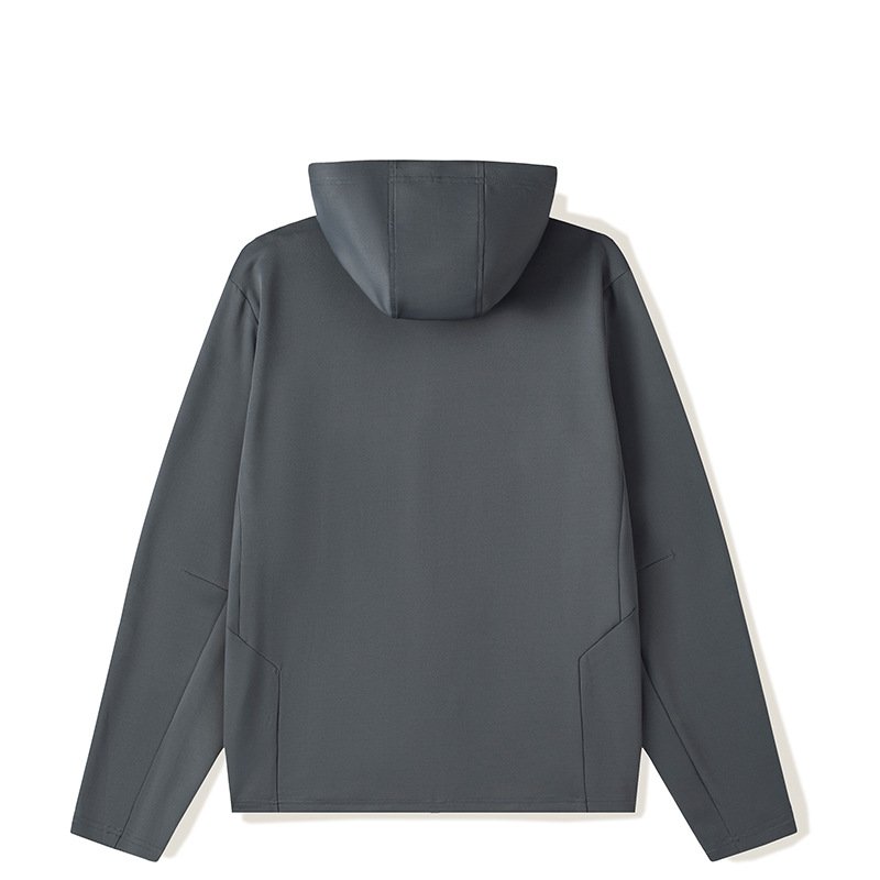 Evertop custom logo Wholesale blank long sleeve spring autumn hooded full zip breathable Sportswear coat trousers men's suit