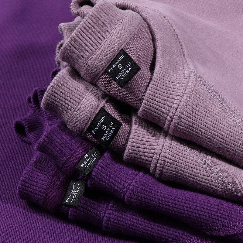 340GSM High Quality Men's Hoodies&Sweatshirts Men's Oem Service Loose Casual Designed Print Pullover Cotton Men's Sweatshirts