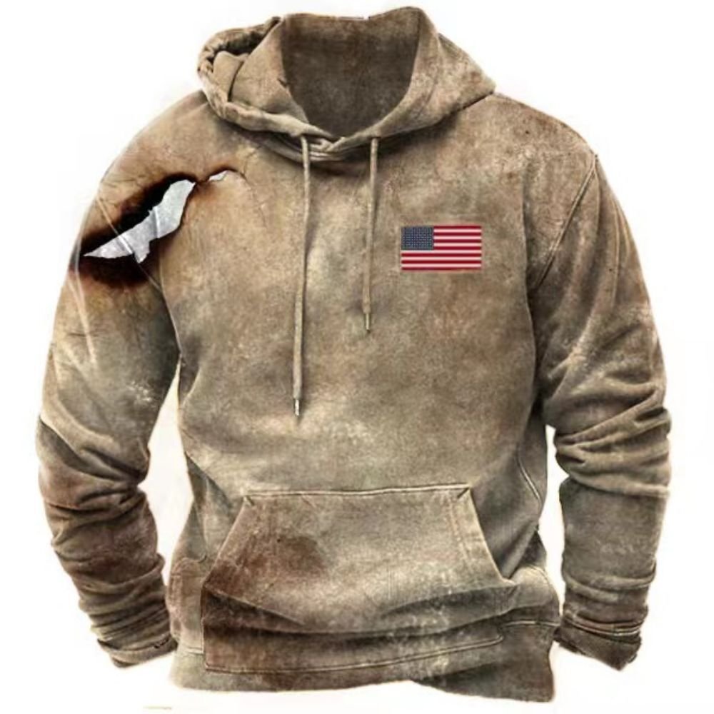 Luxury Quality Men's Cotton Blank Pullover Hoodie Embroidery Print on Heavyweight Knitted Fleece Fabric Solid Winter Hooded-Bulk