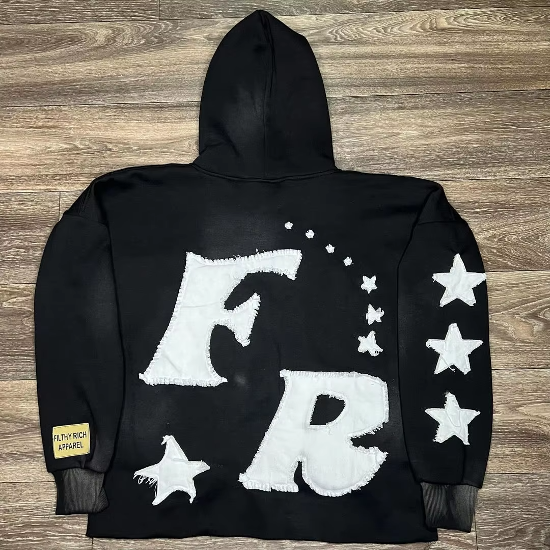 High Quality Oversized Men's Hoodie Custom Logo Patch Embroidery Unisex Autumn Adult Size Zipper boxy hoodie Direct Manufacturer