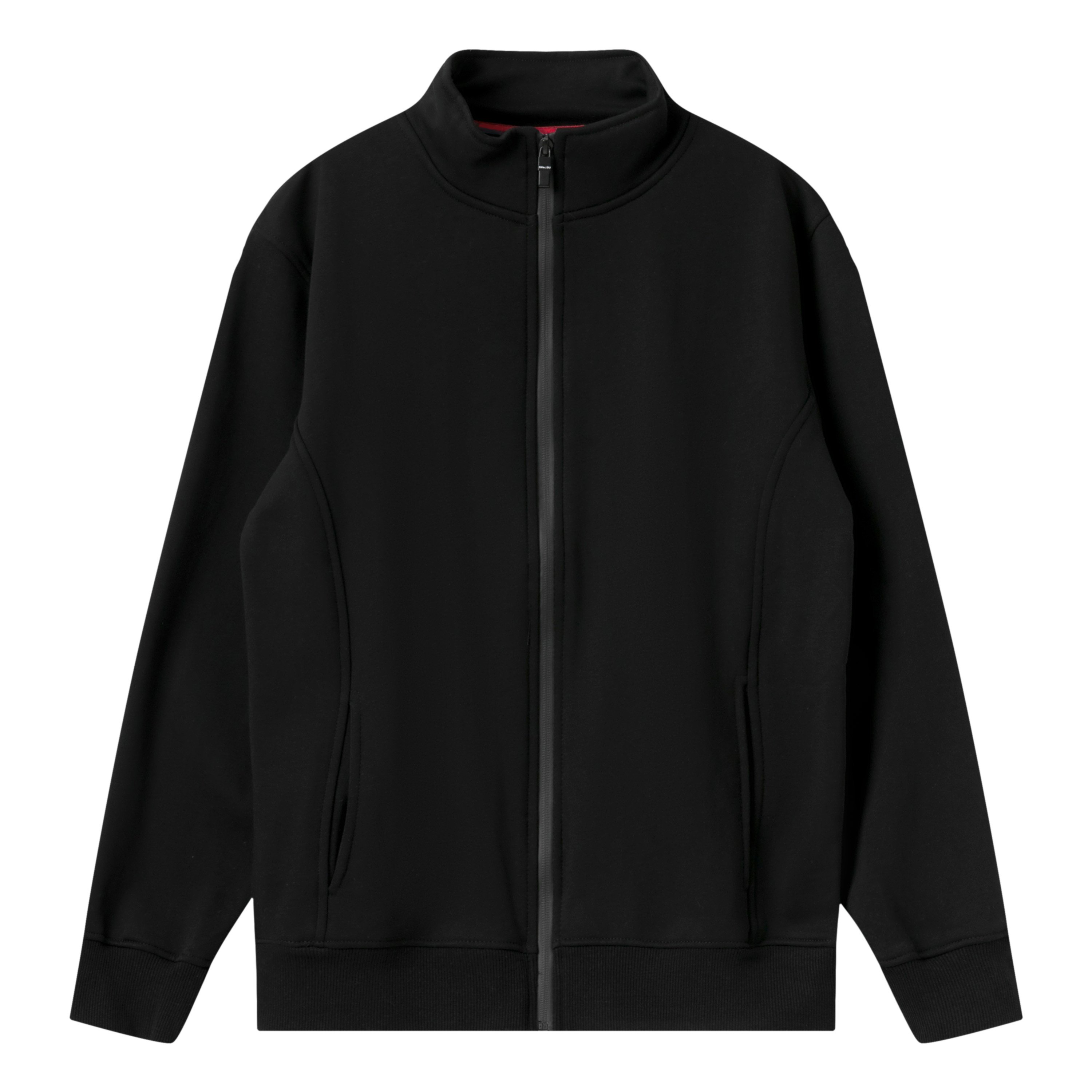 480GSM stand up neck blank hoodies With Logo Blank Full Zip Up Drop Shoulder Custom Men's Hoodie Sweatshirt