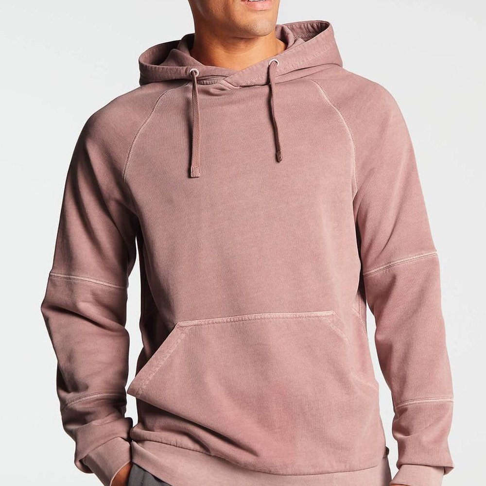 300 500Gsm High Quality Men Cotton Thick Heavyweight French Terry Pullover Hoodie Custom Drop Shoulder Fleece Oversized Hoodie