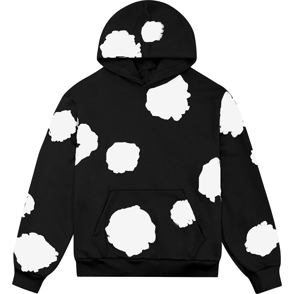 Everyday Luxury Men's Hoodie OEM Designer Pure Cotton Foam Printed Sports Sweater