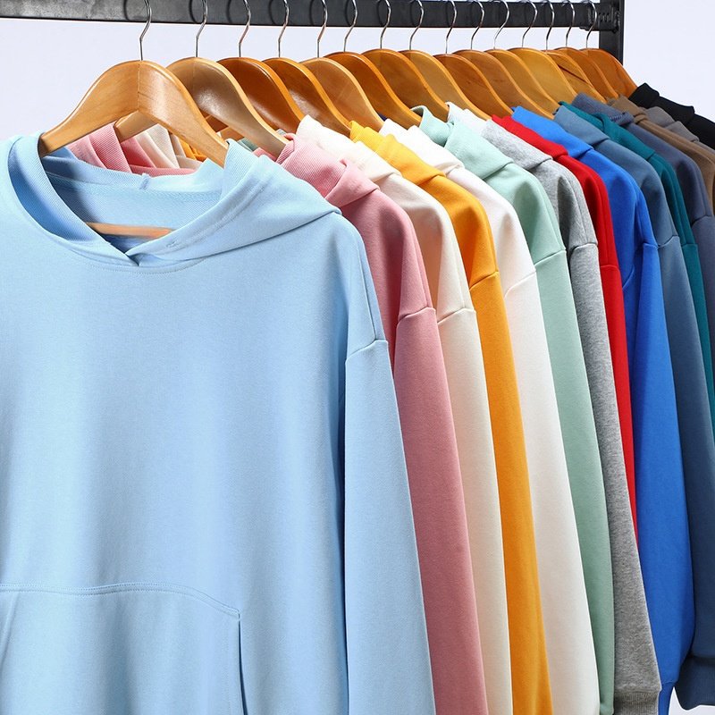 Wholesale High Quality HeavyWeight 100% Cotton 420GSM Fleece Hiphop Unisex Oversized Puff Printing Men's Hoodies&Sweatshirts