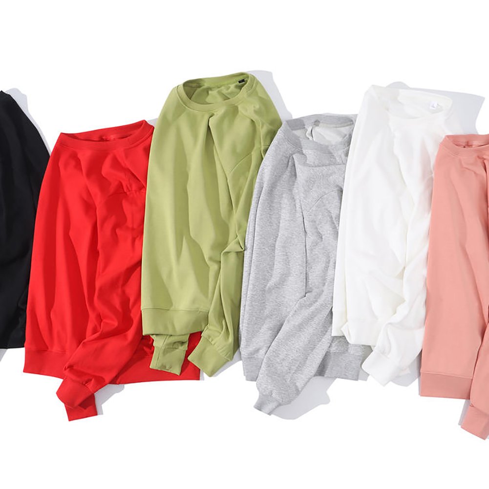 Customized Logo Sweater Round Neck Cotton Printed Pullover Quantity Plus Size Men's Hoodies & Sweatshirts