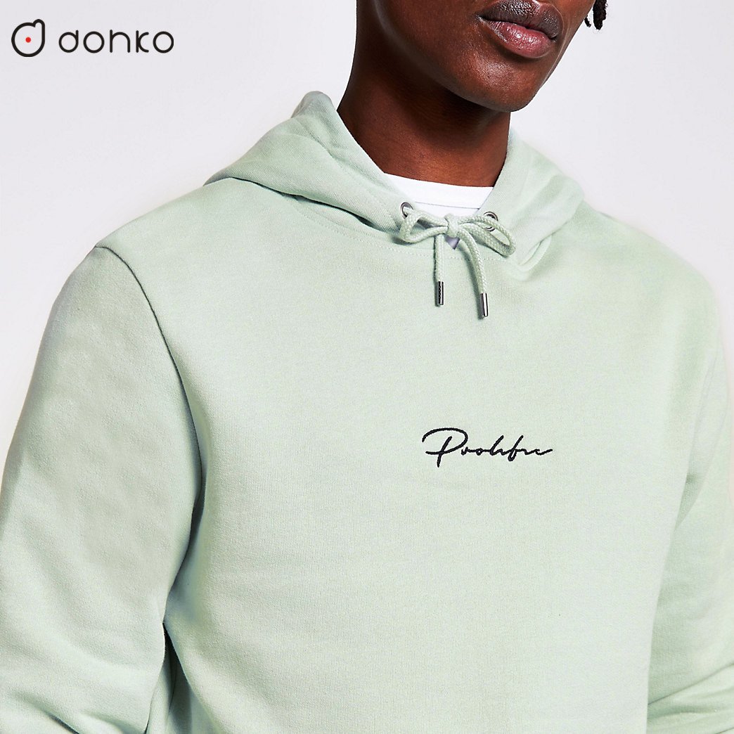 Custom Logo Men's Hoodie Sweatpants 100% Cotton Tracksuit Plus Size Casual Style Embroidered Summer & Winter Print Pattern