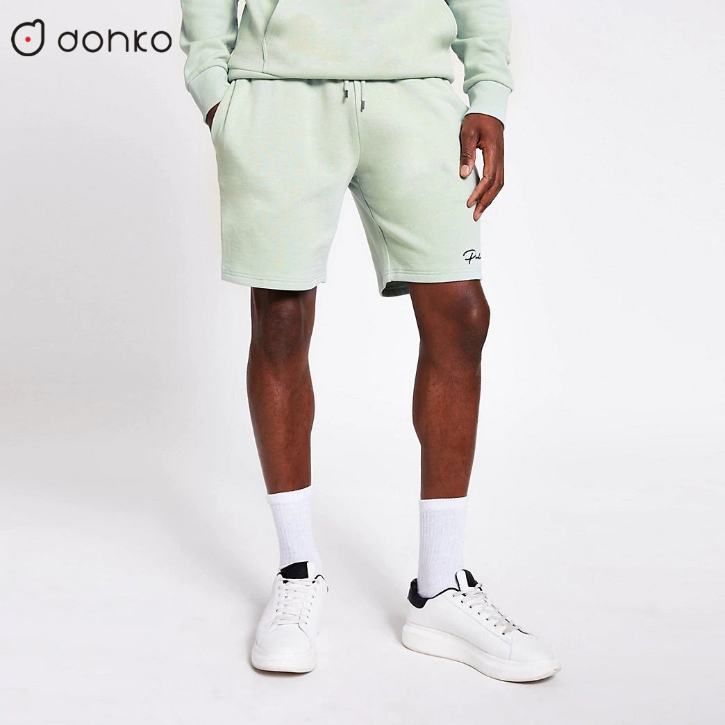 Custom Logo Men's Hoodie Sweatpants 100% Cotton Tracksuit Plus Size Casual Style Embroidered Summer & Winter Print Pattern