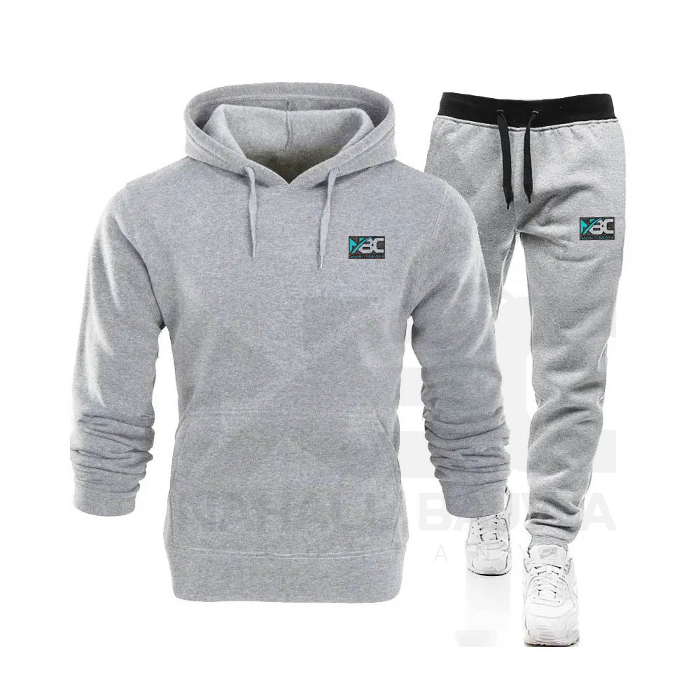 Man Tracksuit Cotton Polyester Design Your Own Men'S Hooded Tracksuit Top Zipper Jogging.