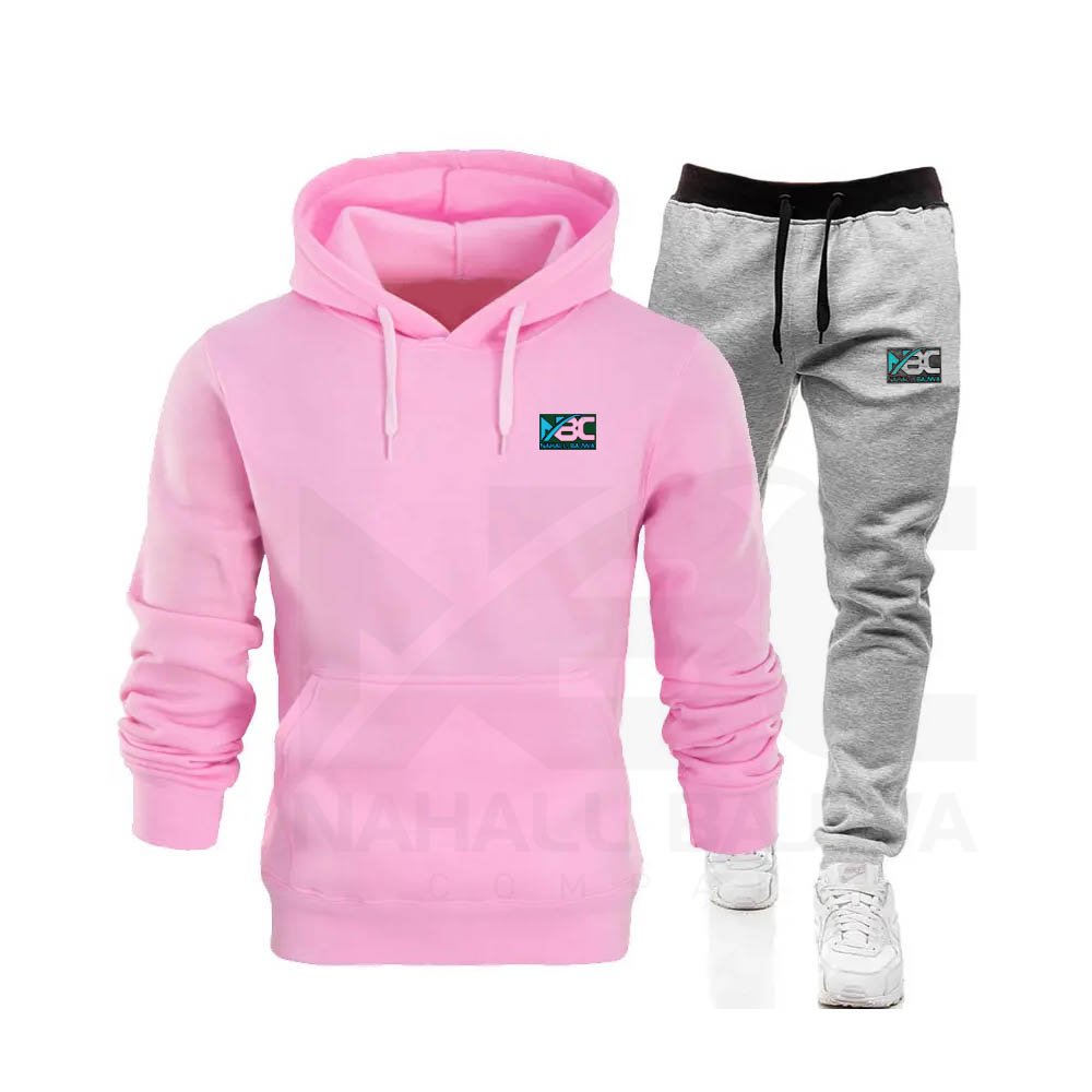 Man Tracksuit Cotton Polyester Design Your Own Men'S Hooded Tracksuit Top Zipper Jogging.