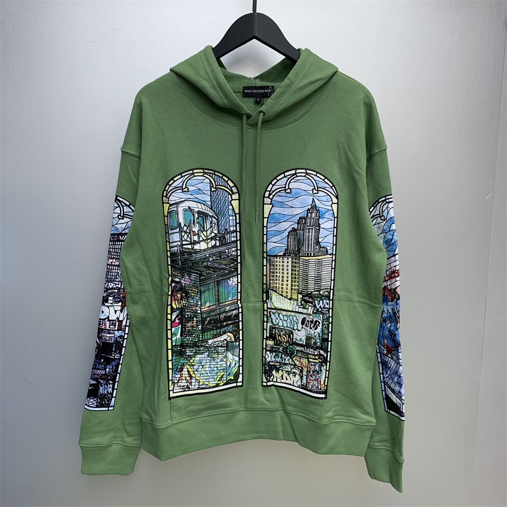WHO DECIDES Hoodie Hooded Sweatshirt Wholesale of top quality men's hoodies