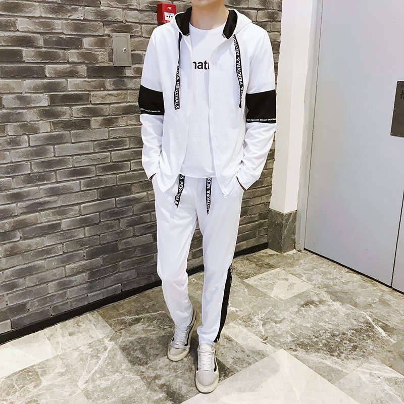 Whole New Autumn Men's Suit Clothing Hoodies and Pants Suit Casual Assembled Men's Sweatshirt Set