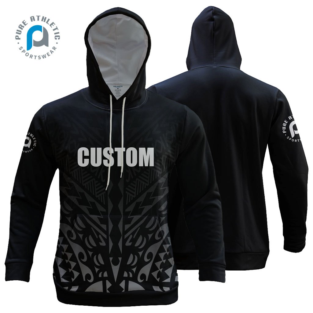 PURE wholesale custom logo high quality sublimation blank fleece pullover hoodie oversize plus size men's hoodies sweatshirts