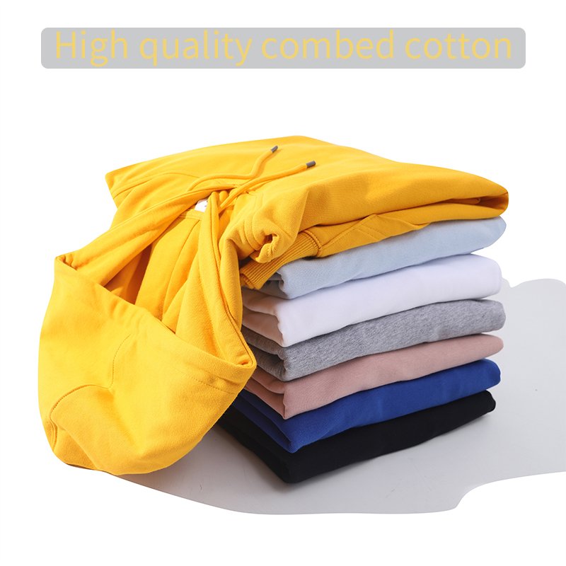 Fashion Hot Sell Cotton Comfortable Men's Hoodie Solid Color Hoodie For Men High Quality Custom Men's Hoodie