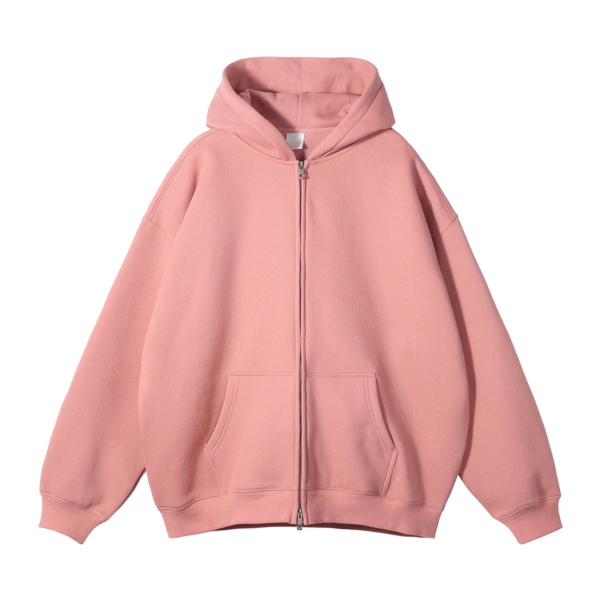 ODM/OEM wholesale men's sun faded oversized blank hoodies full zip up custom print logo hoodie for man and women