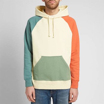 OEM Camouflage Custom Printing Logo Sweatshirts 100% Cotton Hoodie Mens Green Pullover Men's Hoodies
