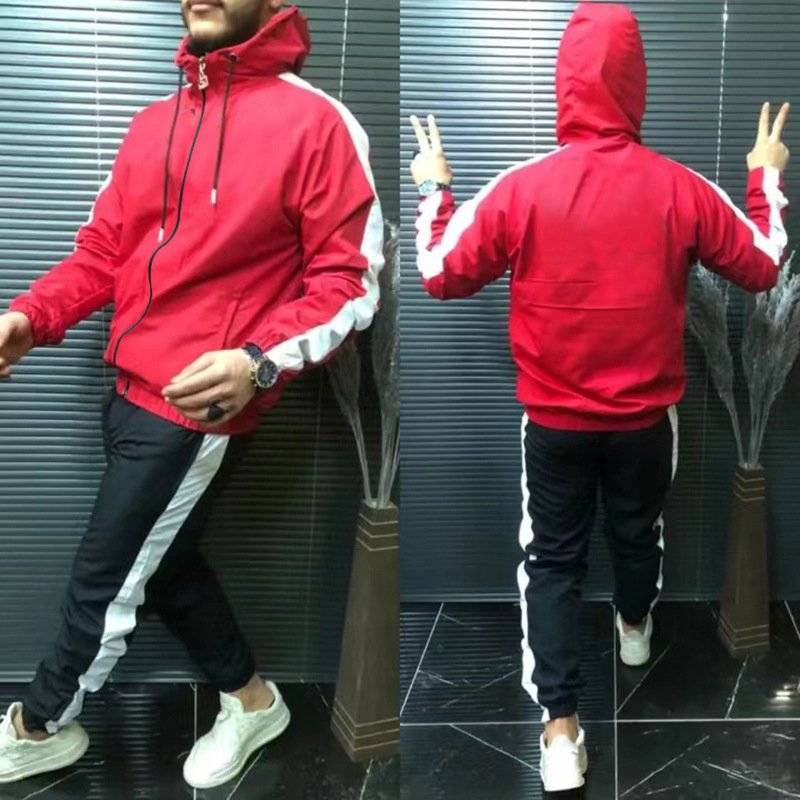 Manufacturer Hip-Hop Style Custom Color Long Sleeve Hoodie Jogging Clothing Street Sports Wear Men'S Casual Tracksuit Sets