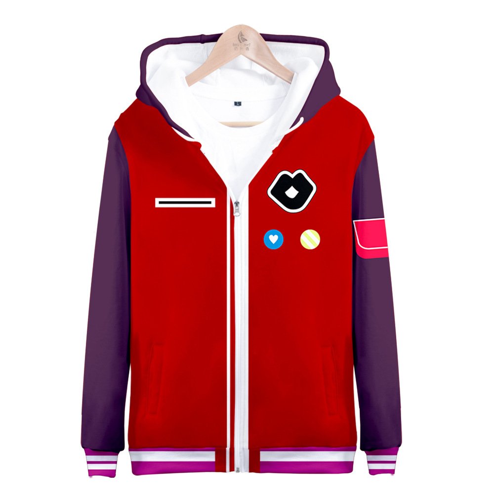 Custom Hoodies New Design Top Sale Anime Zip Hoodie Wholesale Stock No Moq Mens Cosplay Sweatshirt