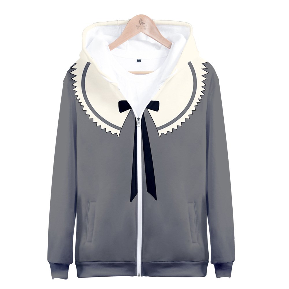 Custom Hoodies New Design Top Sale Anime Zip Hoodie Wholesale Stock No Moq Mens Cosplay Sweatshirt