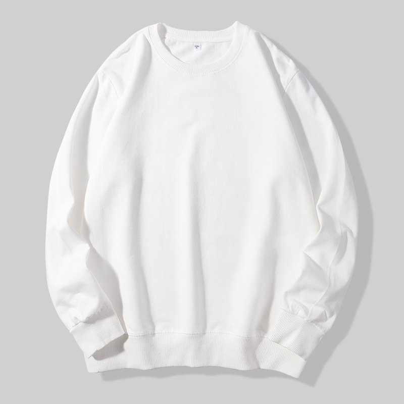 Custom Logo Unisex Embroidered Sweatshirt Oversize Streetwear Crew Neck Crewneck Heavy Weight Crewneck Plain Sweatshirt
