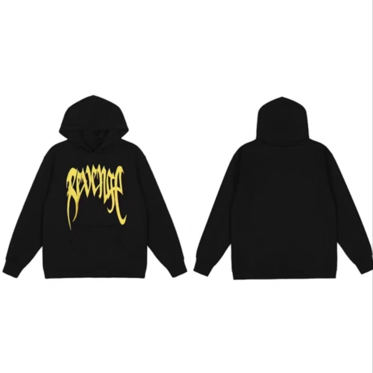 Wholesale High Quality Custom Painting Graphic Hoodie Puff Print Streetwear Vintage Men's Hoodies Casual Loose
