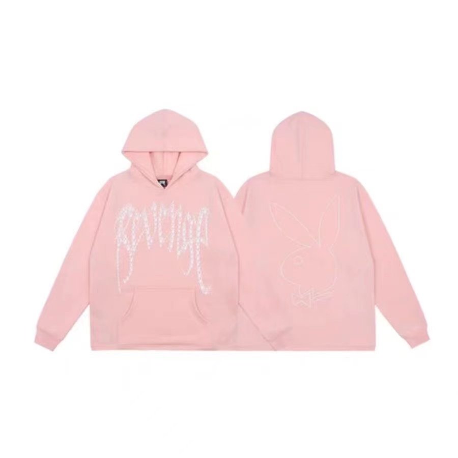 Wholesale High Quality Custom Painting Graphic Hoodie Puff Print Streetwear Vintage Men's Hoodies Casual Loose