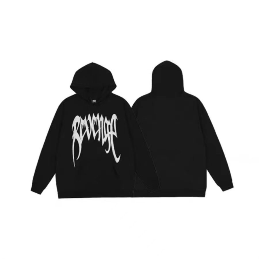 Wholesale High Quality Custom Painting Graphic Hoodie Puff Print Streetwear Vintage Men's Hoodies Casual Loose