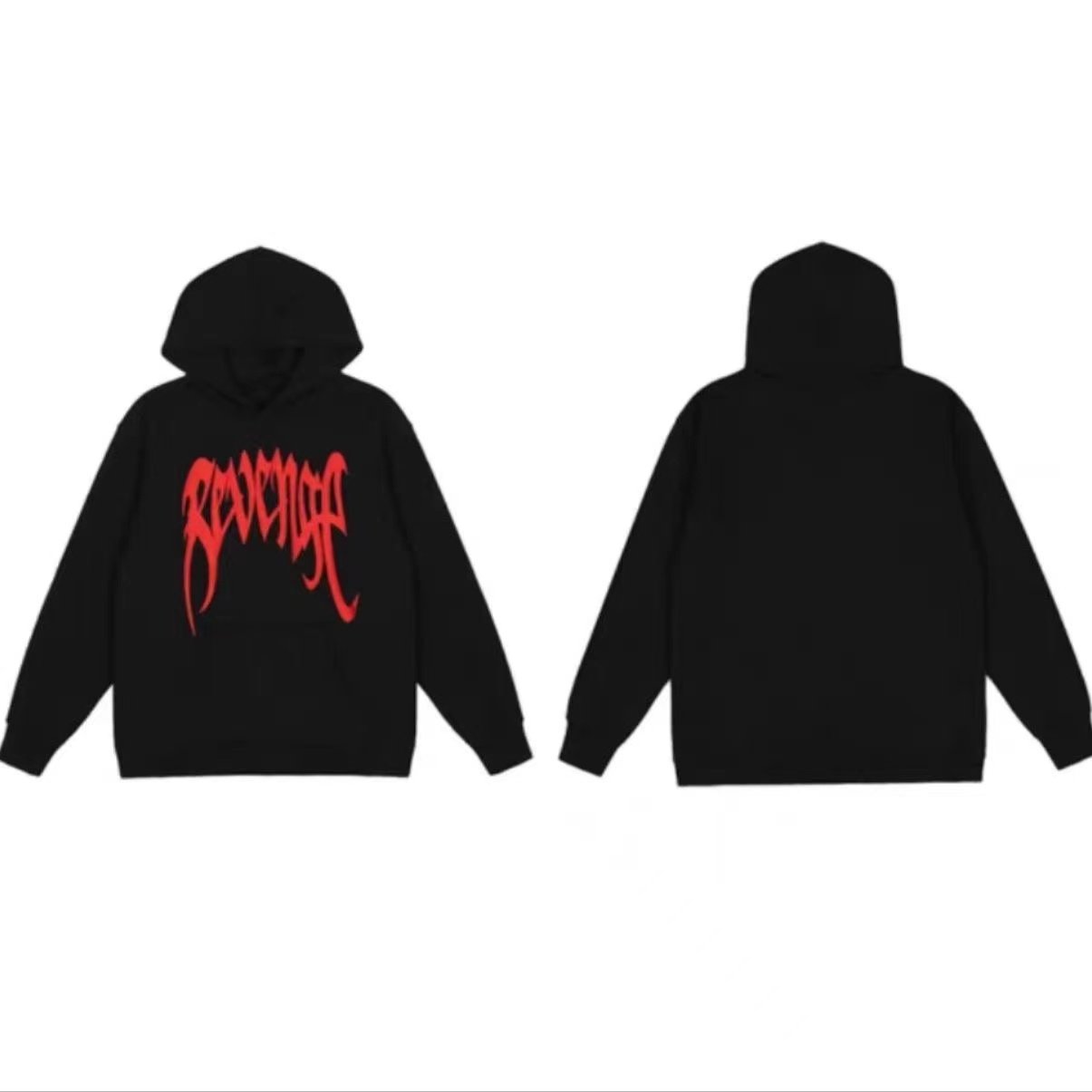 Wholesale High Quality Custom Painting Graphic Hoodie Puff Print Streetwear Vintage Men's Hoodies Casual Loose