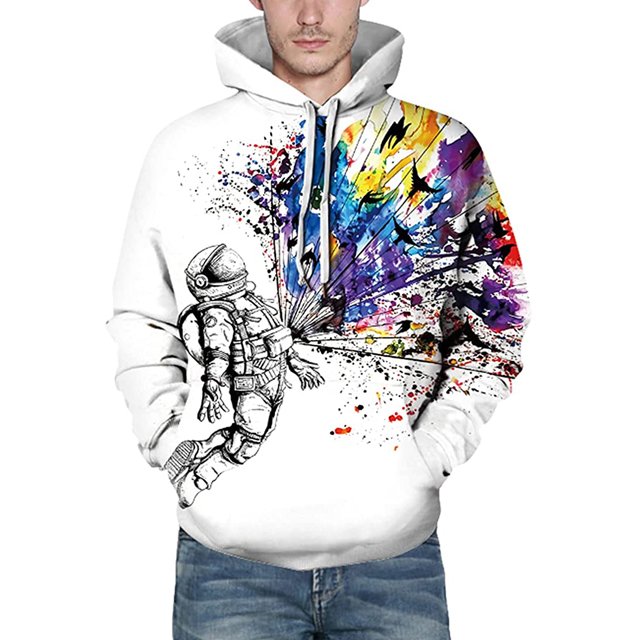 Customized Men's Fashion Pullover Hoodie High Quality Jersey Knitted Lined Design 3D Winter Customized Logo Graphic Hoodies