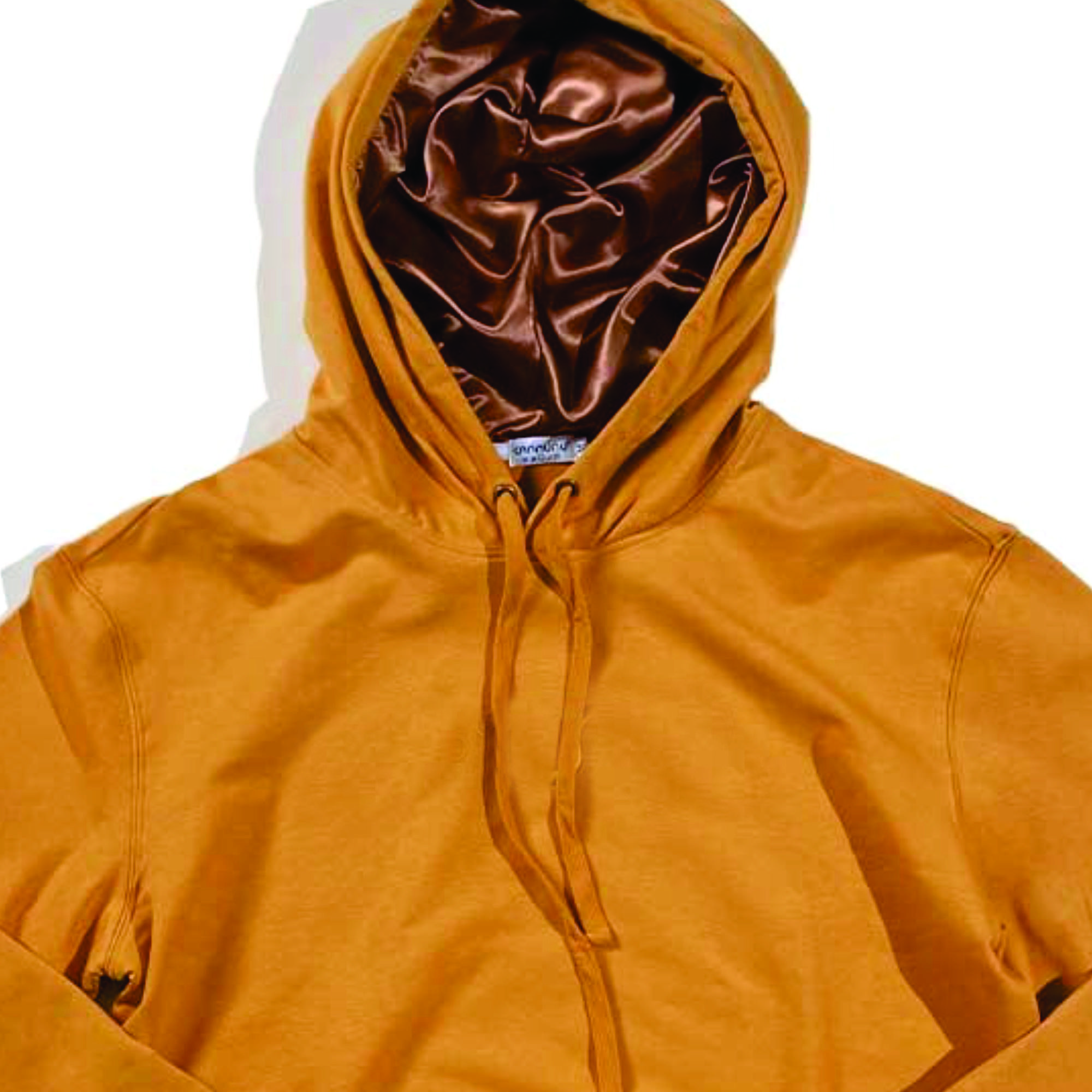 Wholesale Men's Basic Solid Color Thick Cotton Custom Hooded Sweatshirts Silk Satin Hoodies Light Terry Knitted Women's Hoodies