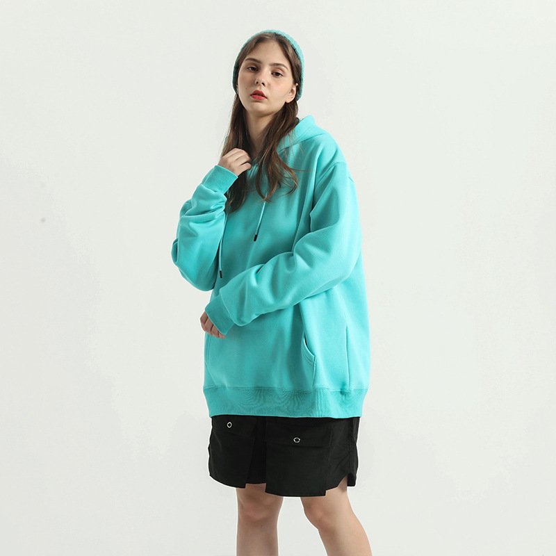 High Quality Unisex Fleeced Lined Women's Hoodies Custom Logo Oversized Plain Hooded Sweatshirts Plus Size Men's hoodies
