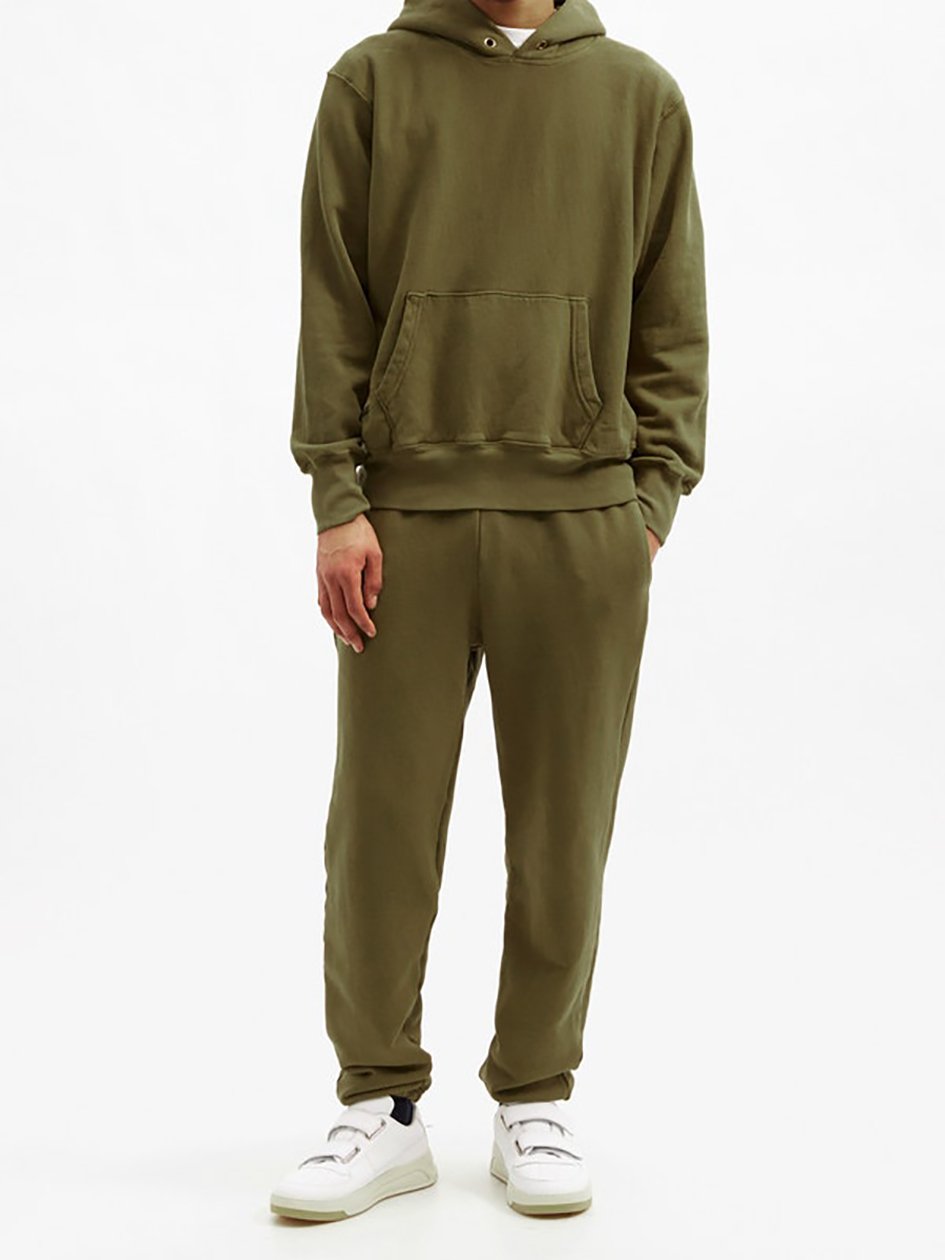 New Design Custom Men's Oversized hoodie Fleece Hoodies Army Green Hoodie