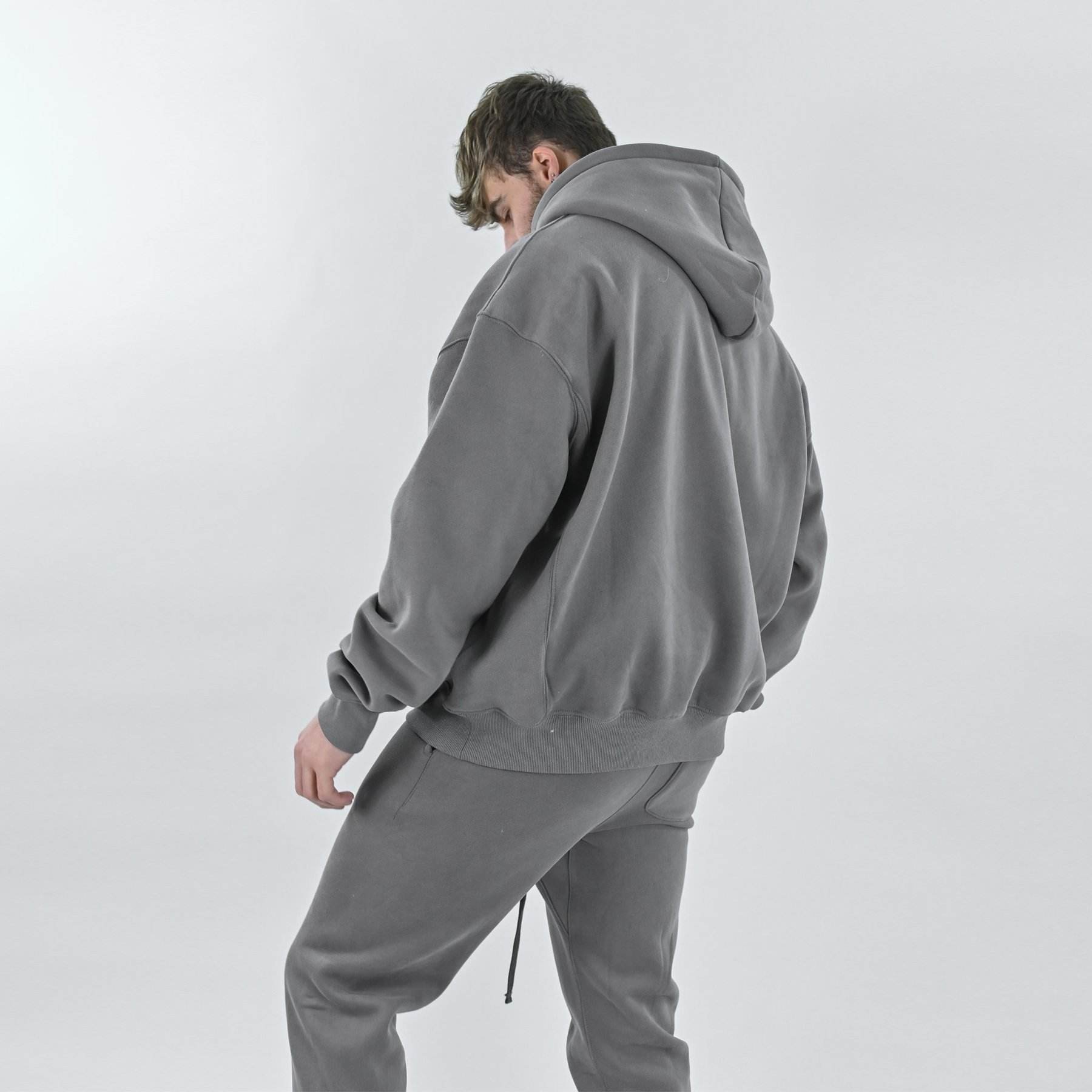 High Quality Plain Oversized Custom Hoodie Unisex Blank Heavyweight Cotton Men 3D Puff Print Men's Hoodies