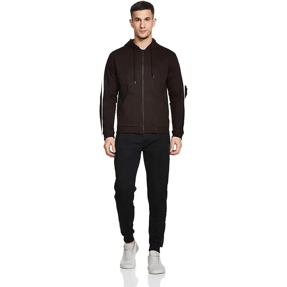 2024 Summer Men's Casual Sportswear Set Trendy Hoodie Pants Solid Color Sublimation Two-Piece Tracksuit Seamless Design Sweat