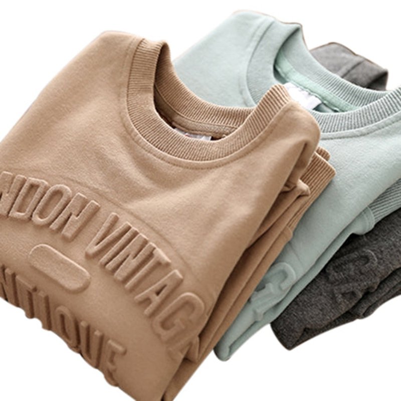 Clothing Manufacturers Custom 3D Embossed Men's Hoodie & Crewneck Sweatshirt