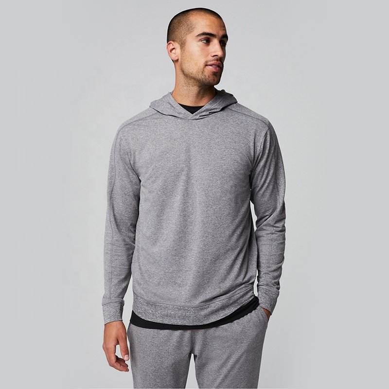 OEM/ODM Custom Autumn Men's Sports Hoodie Custom Dark Gray Hoodie Plus Size Men's Hoodies Sweatsuit & Sweatshirts Wholesale
