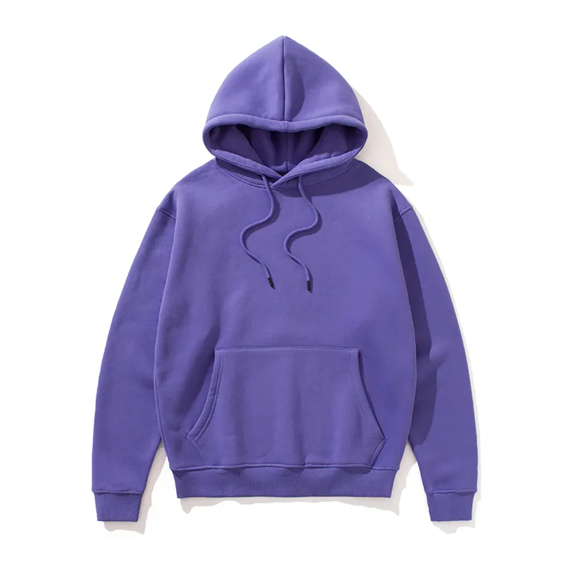 Embroidery Embossed Organic Cotton Unisex Oversized Custom Plus Size Men'S Hoodies And Sweatshirts Men'S Hoodies