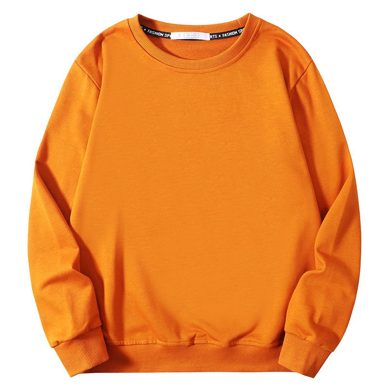 Hot selling unisex crew neck jumper blank french terry cotton polyester streetwear embroidered pullover men crewneck sweatshirt