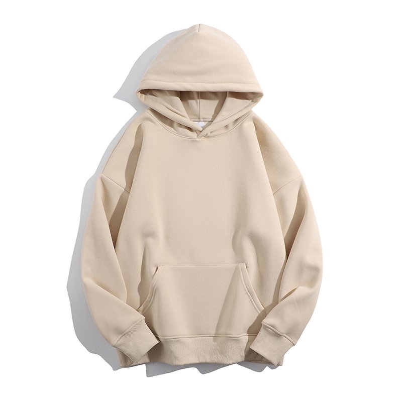 Chinjane Wholesale Custom Printing Embroidery Hoodies Pullover Warm Puff Printing Men'S Hoody Oversized Blank Plain Hoodies